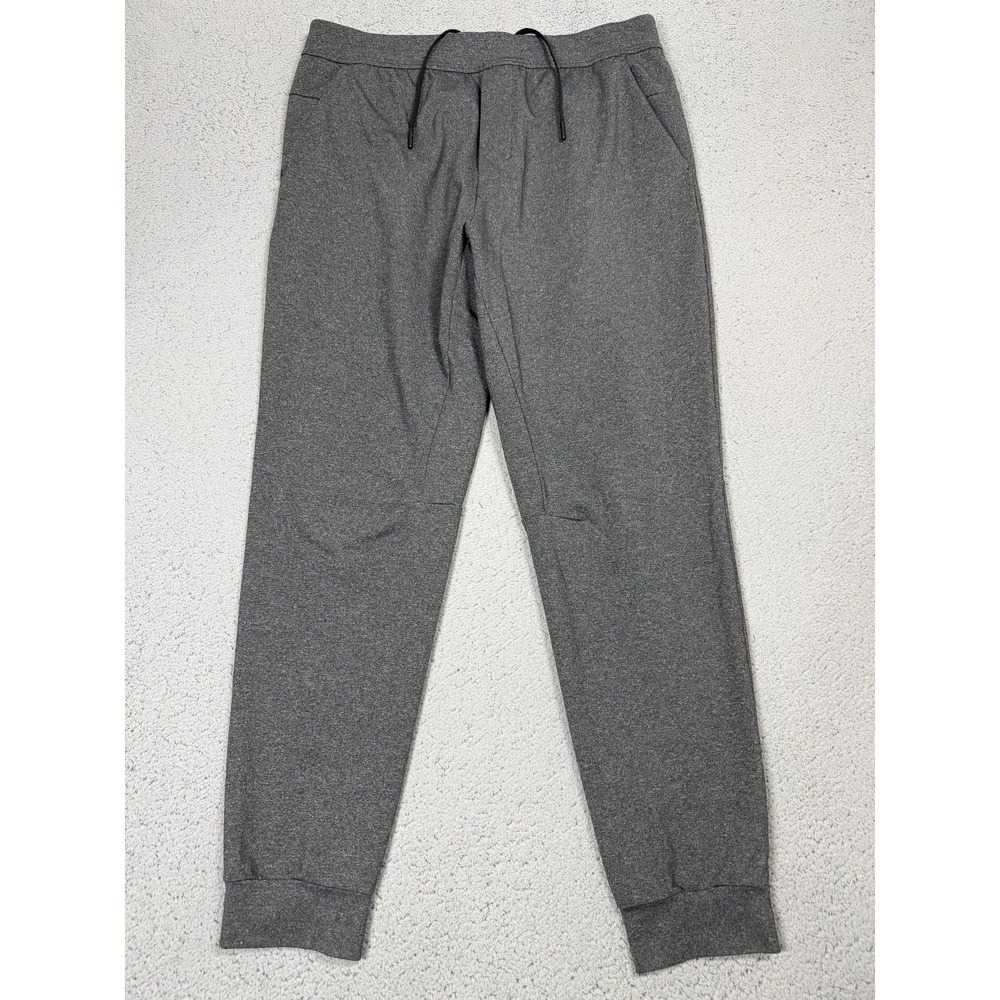 Lululemon Intent Jogger Pants Mens XL Gray Knit Sweatpants Elastic Waist